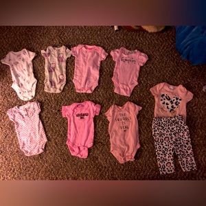 Baby clothes bundle, all newborn and some premie (basically all new)